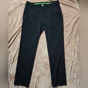 Bonobos Golf Slim Fit Black Pants Size 34/ 32